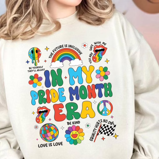 In My Pride Era Instant Lgbtq Pride Shirt, Lgbt Pride Month T Shirt, Lgbt Gay Equality Vintage Sweatshirt,
