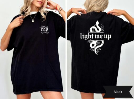 Light Me Up Lyrics I Did Somthing Bad Taylor Swift Reputation Shirt, Taylor Swift Gifts For Fans