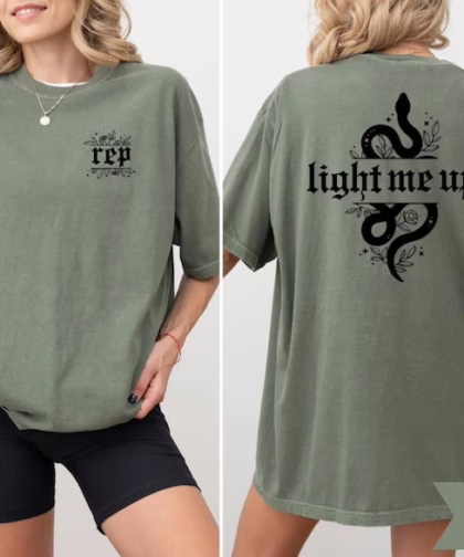 Light Me Up Lyrics I Did Somthing Bad Taylor Swift Reputation Shirt, Taylor Swift Gifts For Fans