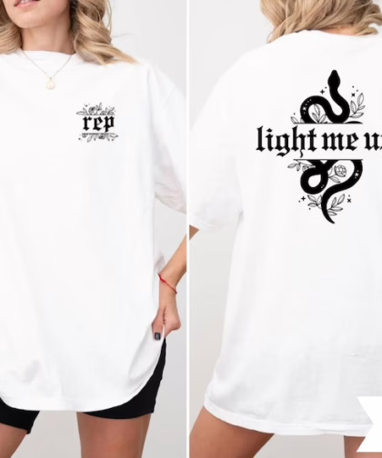 Light Me Up Lyrics I Did Somthing Bad Taylor Swift Reputation Shirt, Taylor Swift Gifts For Fans