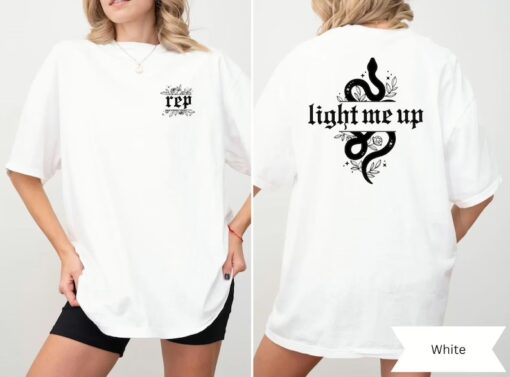 Light Me Up Lyrics I Did Somthing Bad Taylor Swift Reputation Shirt, Taylor Swift Gifts For Fans