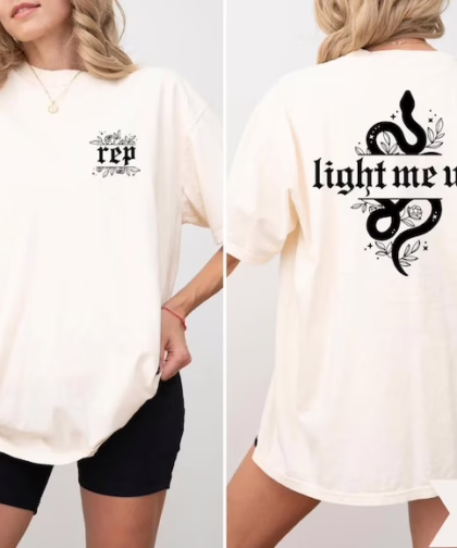 Light Me Up Lyrics I Did Somthing Bad Taylor Swift Reputation Shirt, Taylor Swift Gifts For Fans