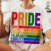 Love For All LGBT Rainbow T Shirt, Pride Month Crewneck Sweatshirt, Equality Sweatshirt, Gay Lesbian Gift