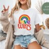 Love Wins Rainbow Pride T Shirt, Love Wins Shirt, LGBT Shirt, Equality Crewneck Sweatshirt, Gift For Gay Trans