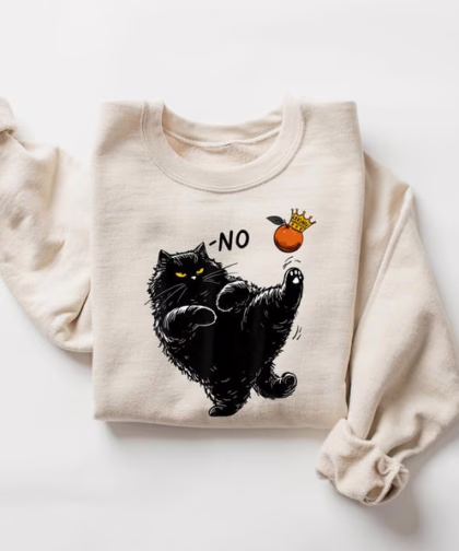 No Kings In America Black Cat Shirt, Fuck Ice T Shirt, Anti Trump Resist Sweatshirt