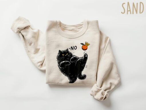 No Kings In America Black Cat Shirt, Fuck Ice T Shirt, Anti Trump Resist Sweatshirt