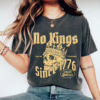 No Kings Since 1776 4th Of July Shirt, Anti Trump Resist Sweatshirt, No Kings Shirt, Abolish Ice Shirt