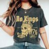 No Kings Since 1776 4th Of July Shirt, Anti Trump Resist Sweatshirt, No Kings Shirt, Abolish Ice Shirt