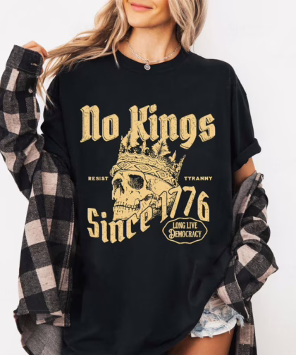 No Kings Since 1776 4th Of July Shirt, Anti Trump Resist Sweatshirt, No Kings Shirt, Abolish Ice Shirt