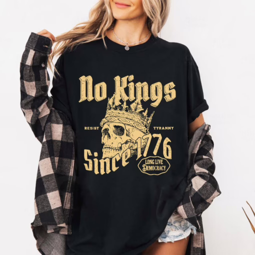 No Kings Since 1776 4th Of July Shirt, Anti Trump Resist Sweatshirt, No Kings Shirt, Abolish Ice Shirt