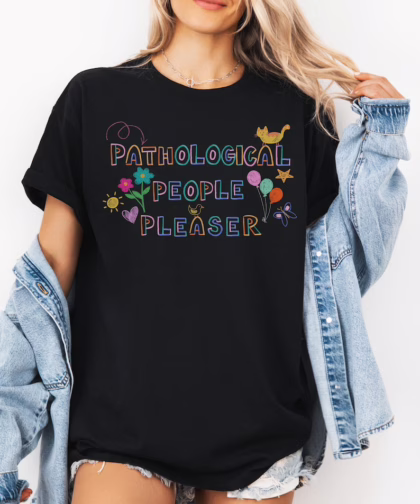 Pathological People Pleaser Shirt, Subtle Swiftie Shirt, Taylor Swiftie T-Shirt, Gift For Swifties, Coquette Soft Girl Era Shirt