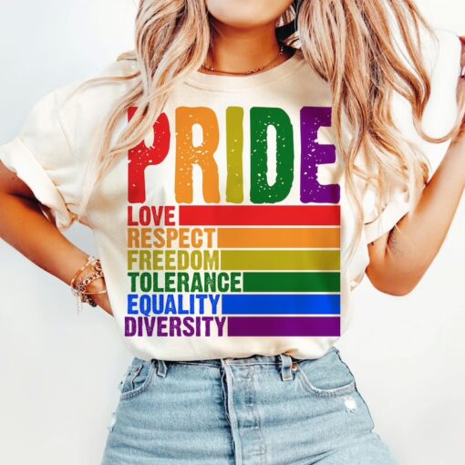 Pride Definition T Shirt, LGBT Sweatshirt, Pride Month Shirt, Equality Crewneck Sweatshirt, Gay Lesbian Gift