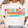Rainbow LGBT Pride T Shirt, Pride Month Crewneck Sweatshirt, Lesbian Gay Gift, Equality Crewneck Sweatshirt