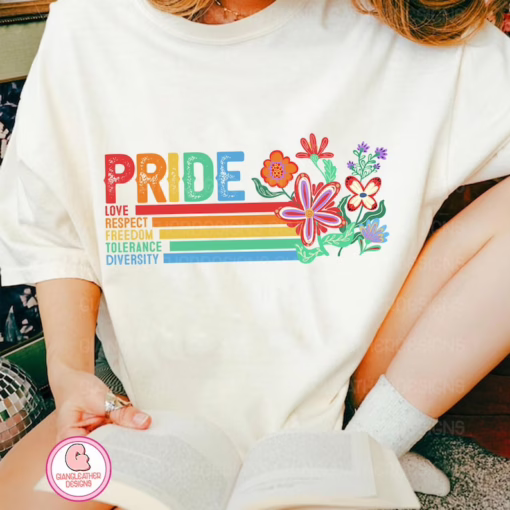 Rainbow LGBT Pride T Shirt, Pride Month Crewneck Sweatshirt, Lesbian Gay Gift, Equality Crewneck Sweatshirt