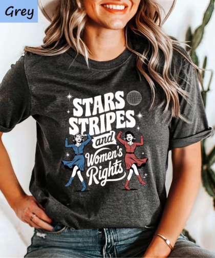 Stars Stripes And Women's Rights 4th Of July Shirt, Feminist Graphic Tee, Equality Sweatshirt