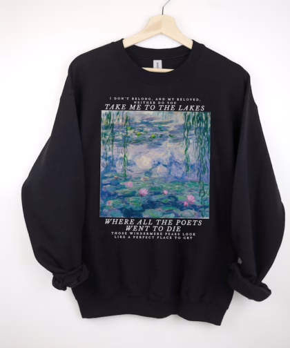 Take Me To The Lake Lyrics Shirt, Taylor Swift Evermore T Shirt, Swifties Sweatshirt, Best Taylor Swift Gifts