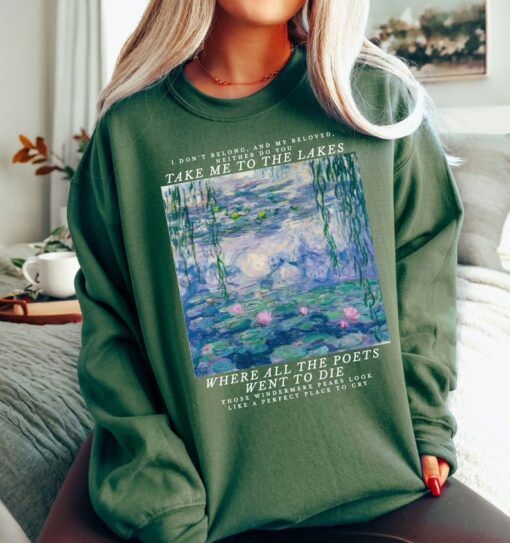 Take Me To The Lake Lyrics Shirt, Taylor Swift Evermore T Shirt, Swifties Sweatshirt, Best Taylor Swift Gifts