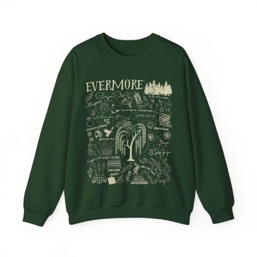 Taylor Swift Evermore Crewneck Sweatshirt, Swifties Shirt,Gifts For Swifties
