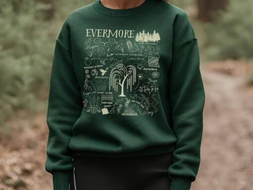 Taylor Swift Evermore Crewneck Sweatshirt, Swifties Shirt,Gifts For Swifties