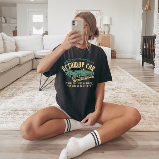 Vintage Getaway Car Reputation Taylor Swift Shirt, Swiftie Shirt, Taylor Swift Gifts For Friends