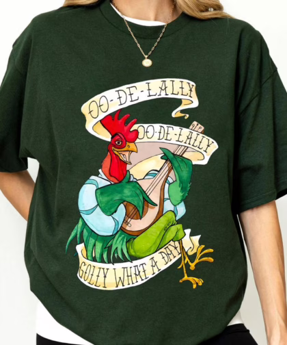 Vintage Oo De Lally Golly What A Day Disney Robin Hood Shirt, Disney Graphic Tees,Disney Gifts For Adults