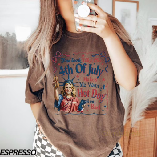 You Look Like the 4th of July Jennifer Coolidge Shirt, Patriotic Fourth of July Shirt, Independence Day Sweatshirt