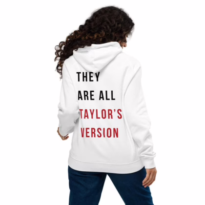 They Are All Taylors Version Merch Album Era Red Unisex eco raglan hoodie