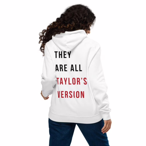 They Are All Taylors Version Merch Album Era Red Unisex eco raglan hoodie